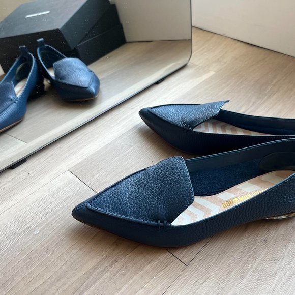 Nicholas Kirkwood Beya Loafers - Midnight Blue Size 5 - Picture 5 of 5
